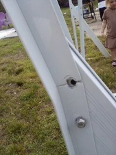 semi in ground pool. Aprox !2'X25 52" high. includes filtration system and steps