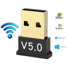 USB Bluetooth 5.0 Wireless Stereo Audio Music Adapter Dongle Receiver For TV PC