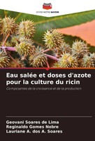 Eau SaléE Et Doses D'azote Pour La Culture Du Ricin Lima (U. A.) Taschenbuch