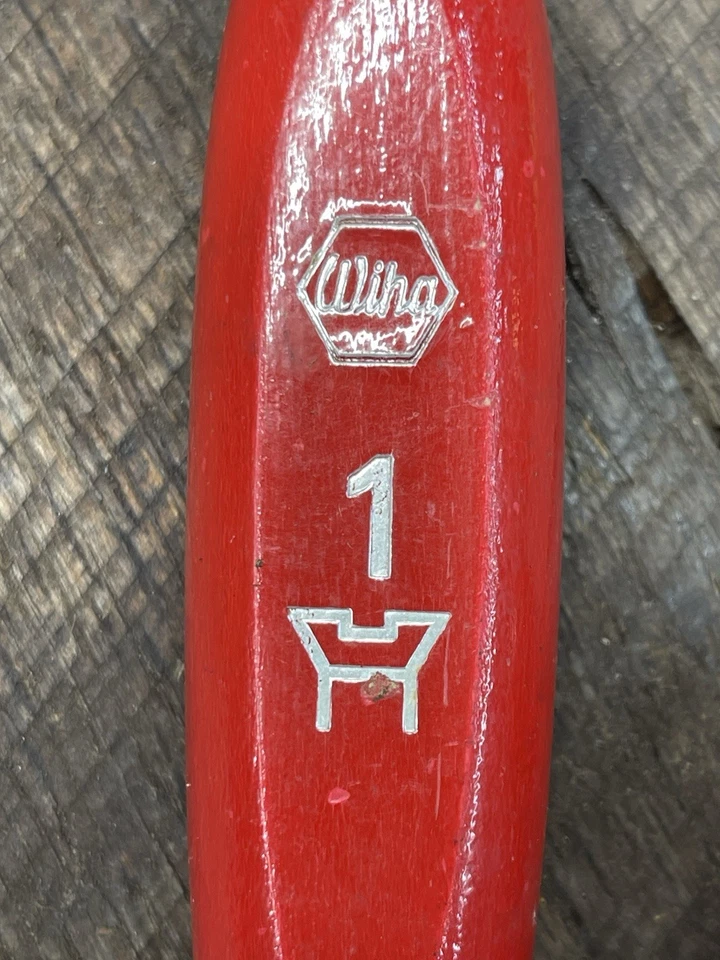 Винтажная пара отверток с прорезями с деревянной ручкой WIHA! Нет. 1 и No .5 - Изображение 4 из 4