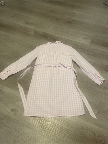 Vineyard Vines Dress Girls 8 Pink / White Checkered Long sleeve - Picture 4 of 4