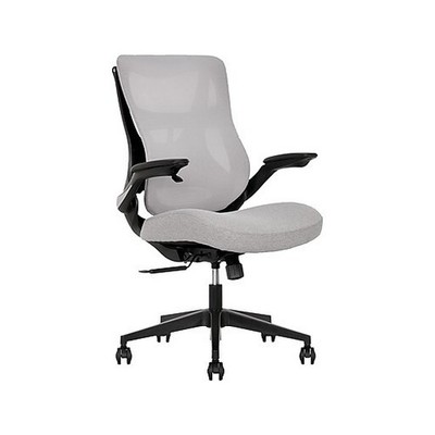 Beautyrest ErgoMax Ergonomic Mesh/Fabric Swivel Task Chair, Gray (60078-Gry)