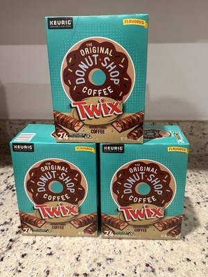 72 - k-Cups. The Original Donut Shop. Twix. 09/26/2027. New