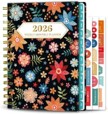 2026 Planner, Daily Weekly and Monthly Planner，Jan 2026 - Dec 2026, 8.4" X 6.3",