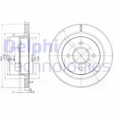 Disque de frein Ford ORION