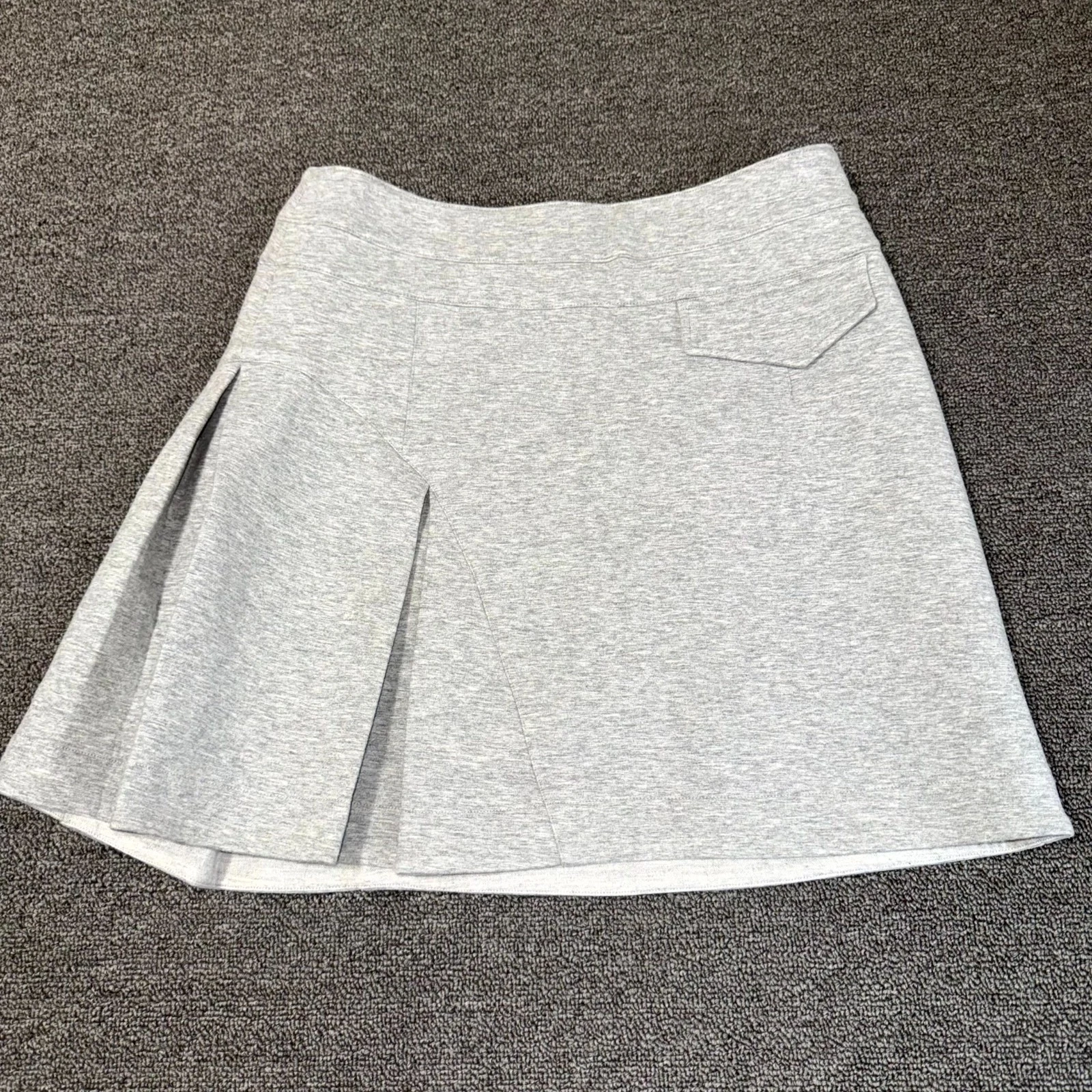 Derek Lam 10 Crosby Pleated Mini Skirt Womens 2 Gray Cotton Casual Preppy Summer