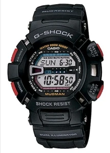Versand aus Deutschland Casio G-Shock Mudman 5Alarme Weltzeit 20ATM G9000-1V OVP