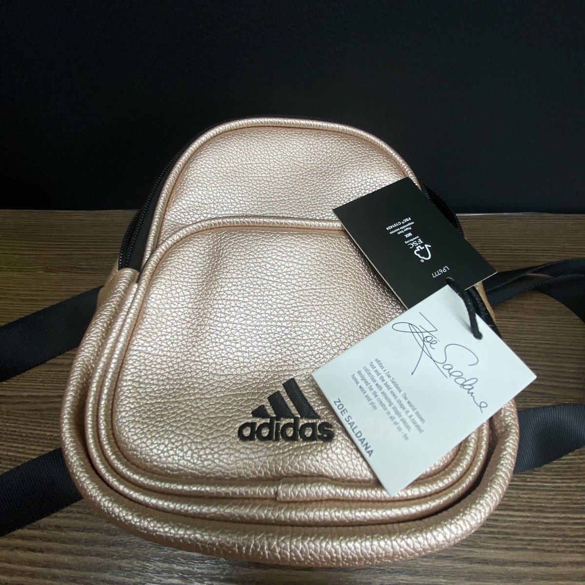 ADIDAS x Zoe Saldana Collection Rose Gold Leather Mini  display picture 1