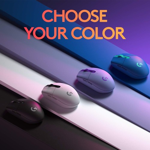 Logitech G305 LIGHTSPEED Wireless Gaming Mouse, HERO 12K Sensor, 12,000 DPI, 12 - Afbeelding 7 van 10