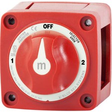 Blue Sea 6008 M-Series Battery Switch 3 Position - Red 6008 