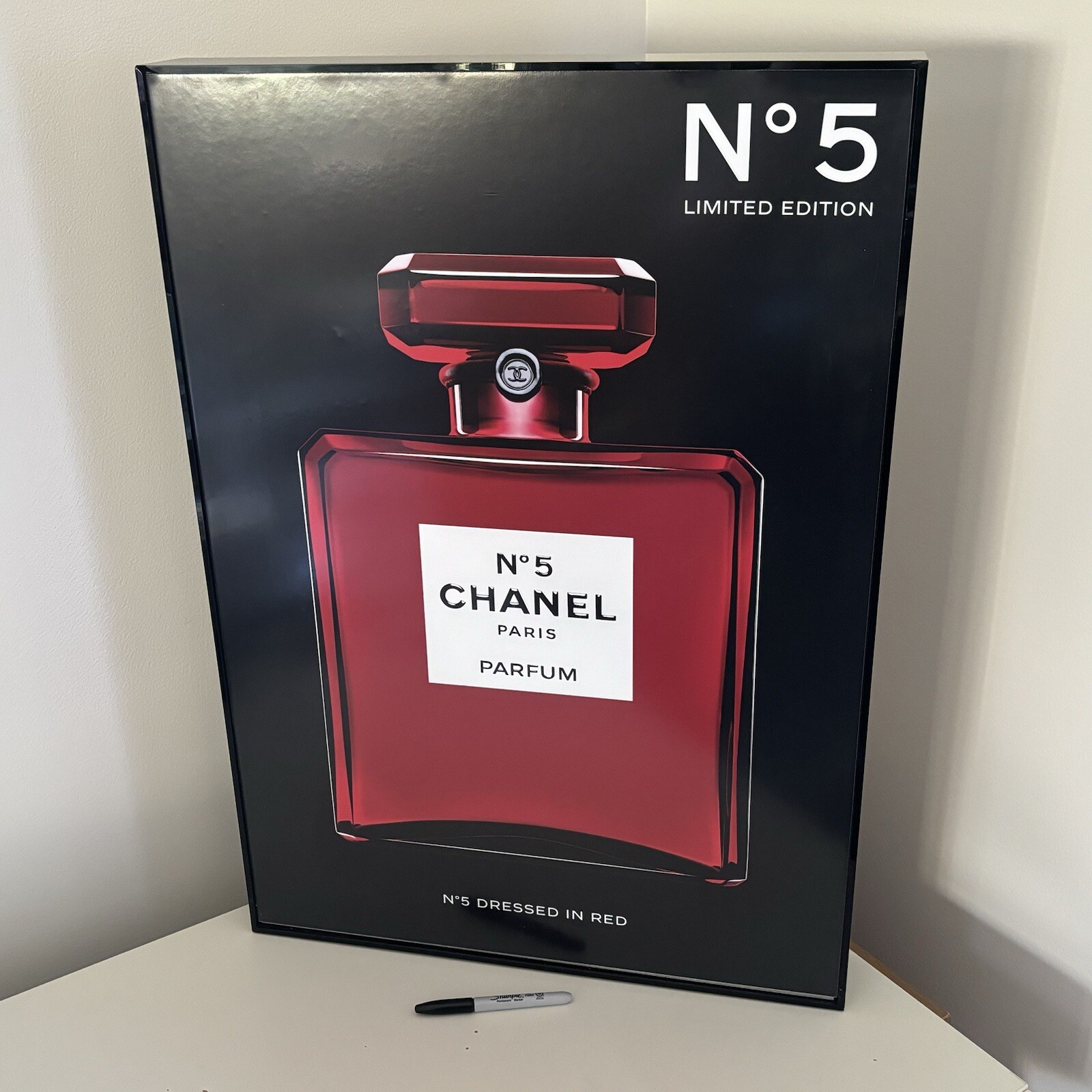 Huge Chanel Store Display Sign Double Sided Advertising No Red