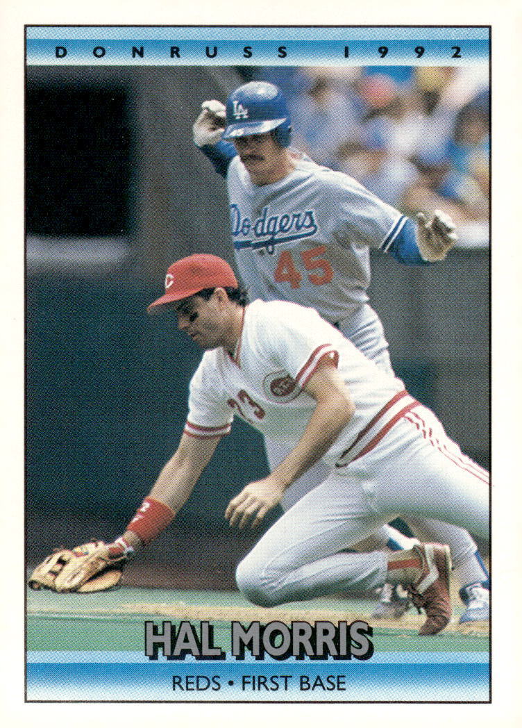 1992 Donruss #258a Hal Morris