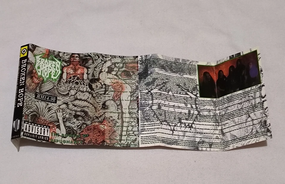 Broken Hope -  The Bowels of Repugnance 1993 original malaysia tapes - Image 3 of 4