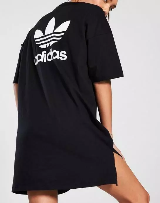 ADIDAS ORIGINALS TREFOIL TEE DRESS BLACK BNWT SIZE UK 6,8,10,12 80 SOLD eBay