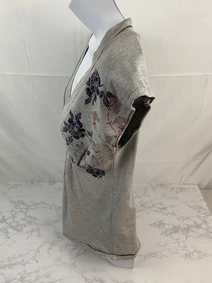 Rue 21 Stradivarius Soma Simplici-tee Blusas Mujer S Lote de 3 Floral Azul N1 Foto 3 de 4