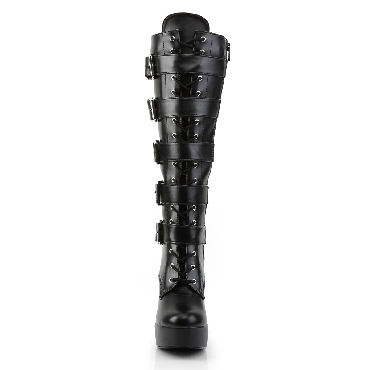 【新品未使用】yilon Strap belt long bootsブラック Amazon.com | Yishaweiqi Buckle Strap Thigh High Boots for
