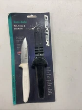 New Dexter Russell Sank Safe 3 1/2” Knife W Sheath