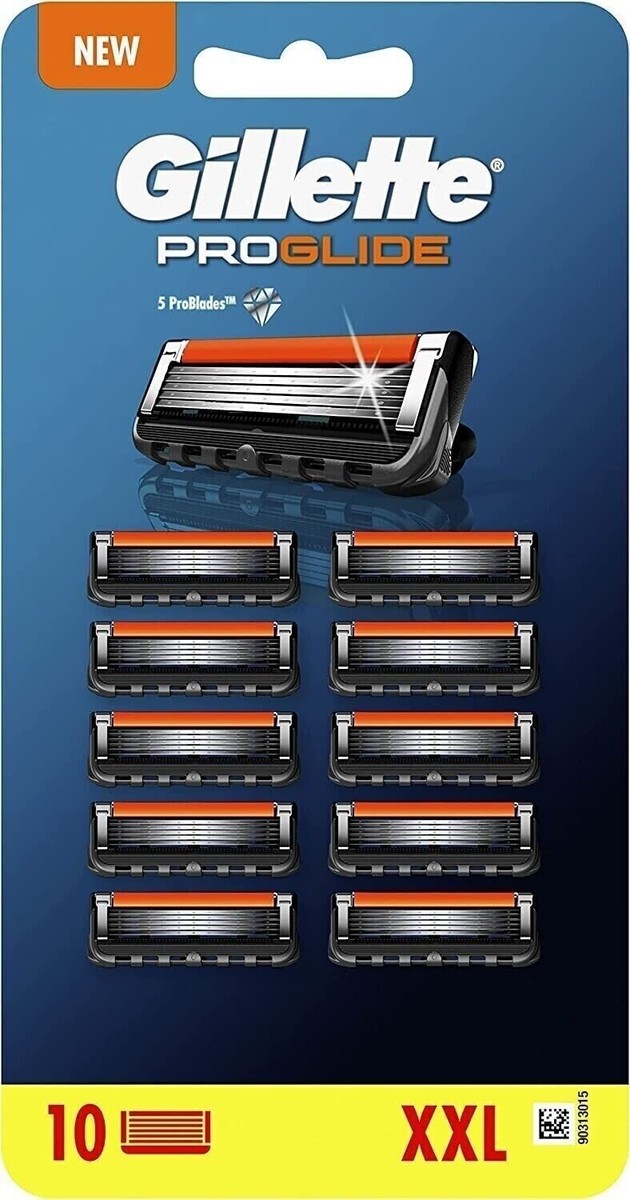 GILLETTE FUSION PROGLIDE 10 BLADES PACK NEW & SEALED 100
