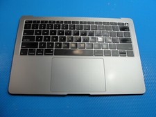 MacBook Air A1932 2018 MRE82LL 13" Top Case Palmrest NO Battery Gray 661-12592