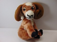 Vintage Dakin Big Horn Ram Plush 1975 Stuffed Animal Zodiac Korea 11" Tall