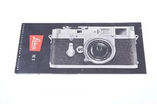   LEICA M 1ST M3 700059 CAMERA RARE ORIGINAL BROCHURE LEAFLET 1954 GERMAN 125