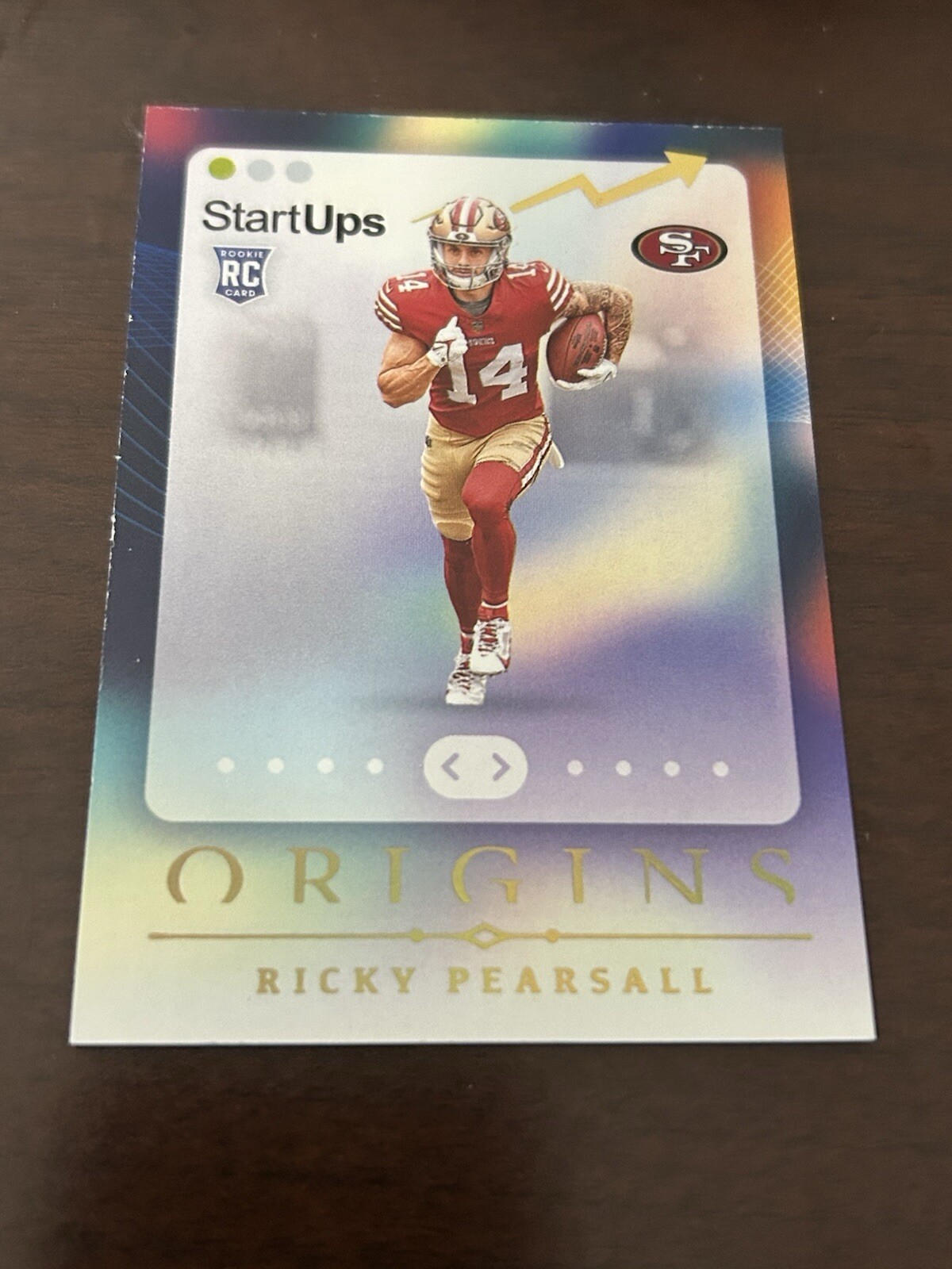 2024 Ricky Pearsall (RC) Panini Origins International StartUps #10 49ers Rookie