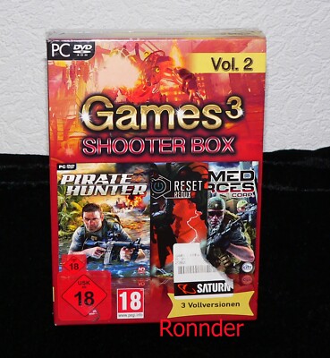 Games³ Shooter Box Vol 2 - Shooter Box PC-DVD - Neu - OVP -