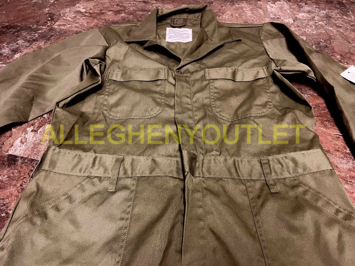 US Army USGI Military UTILITY Coveralls OD Green ZIPPER US Army USGI Military UTILITY Coveralls OD Green ZIPPER