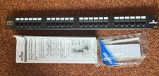 Leviton - 5G596-U24 - 24 port Cat5e patch panel DISTRESSED BOX NEW