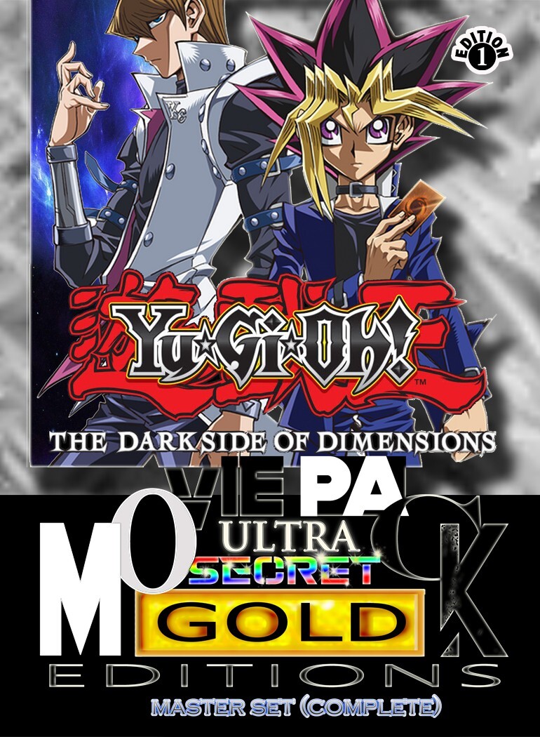 Yugioh The Dark Side of Dimensions Master Sets (Ultras, Golds