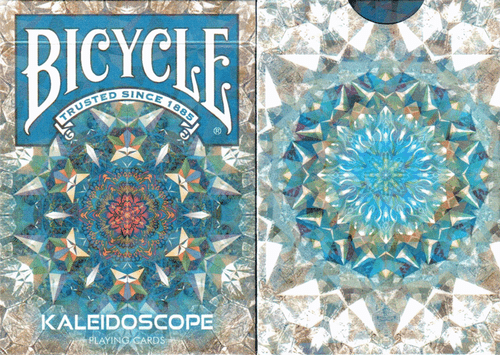Bicycle Kaleidoscope Red & Blue Playing Cards (Set) - Picture 3 of 5