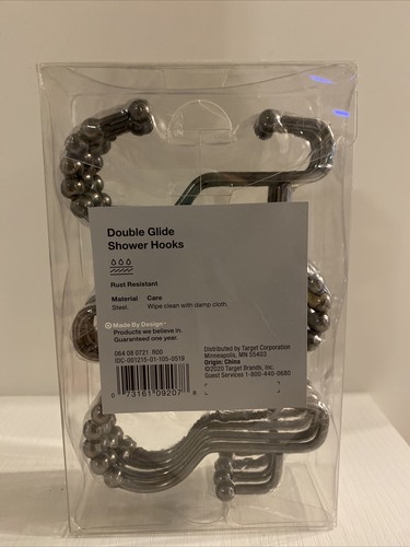 NEW Target Rust Resistant Shower Hooks Bronze Finish Double Glide, 12 Count - Picture 2 of 4