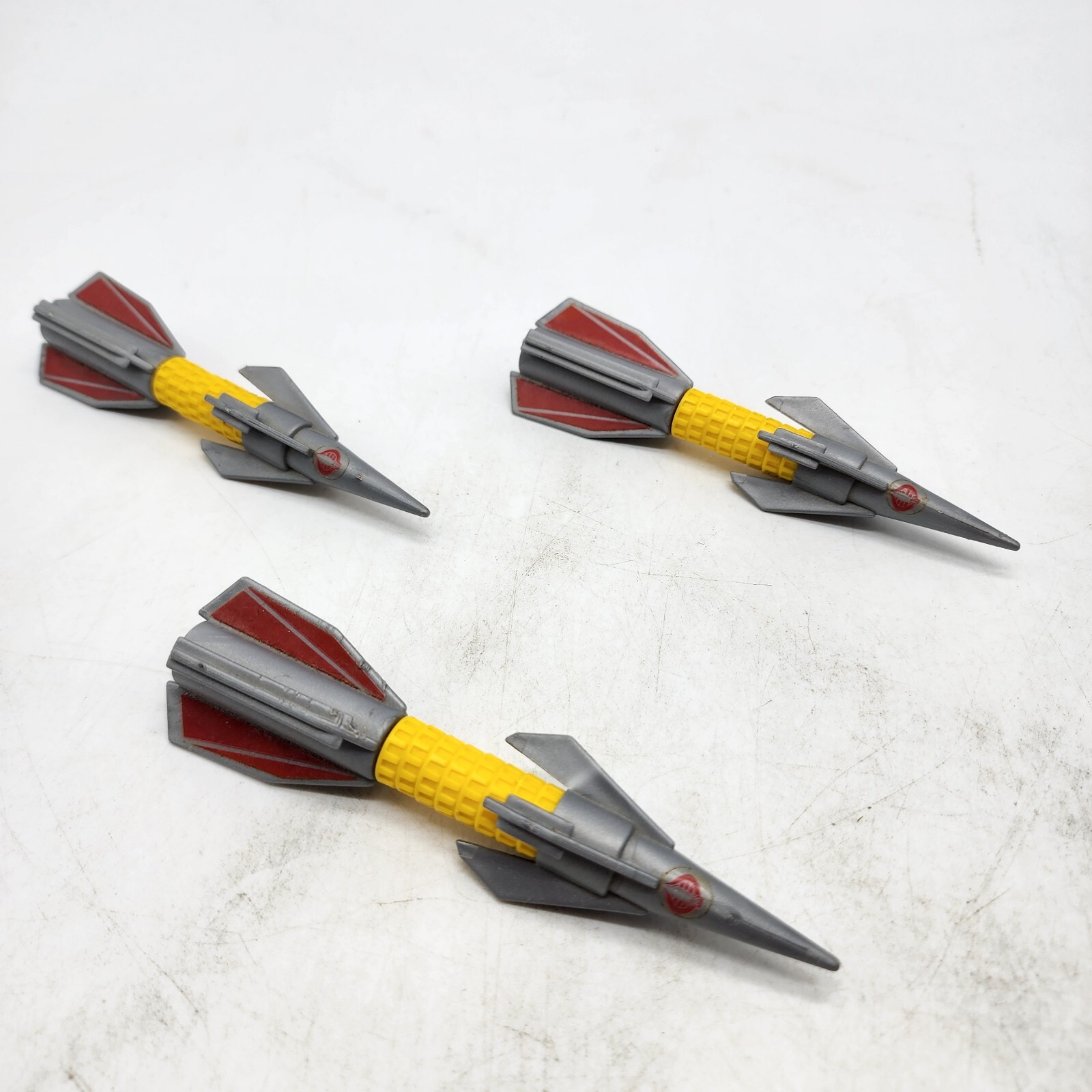 GI Joe Cobra IMP SET of 3 MISSILES & 24 mines original 1988 Vehicle Free Shippin