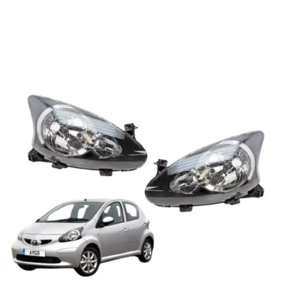 Faro Anteriore Destro H4 Per Toyota Aygo (_B1_), Senza Servomotore, Con Indicatore Di Direzione, BESTPRICE