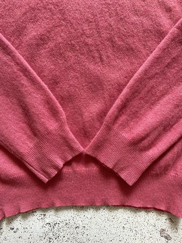 Suéter John Lewis para hombre rosa cachemira manga larga talla XL - Imagen 5 de 6