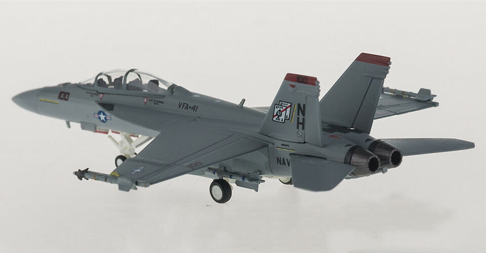 1:200 Hogan US Navy McDonnell Douglas F/A-18F VFA-41 NH100 Fighter