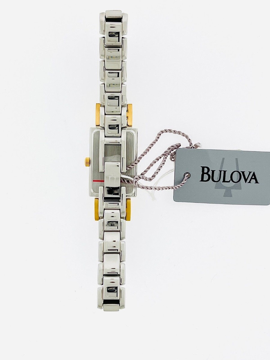 Bulova Mother of Pearl Dial Two Tone Stainless Steel Bangle Ladies Watch 98L149 98L149 Women main image 3