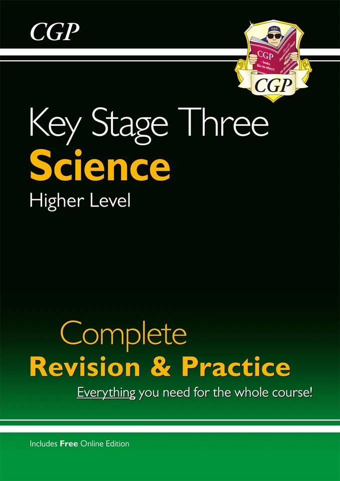 New CGP Key Stage Three Complete Revision & Practice Bundle (Higher) With online - Image 4 of 4