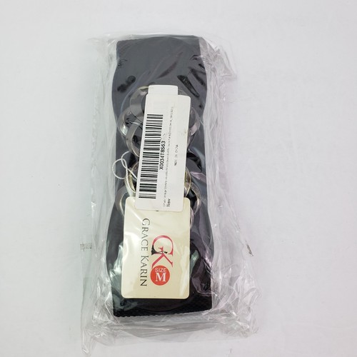 Grace Karin GK Womens Sz M Brown Black White Vintage Stretchy Elastic Belts 3Pk - Picture 6 of 6