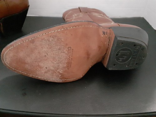 Montana 6D Women's Leather Cowboy Boots #7621 Mexico - Picture 9 of 13