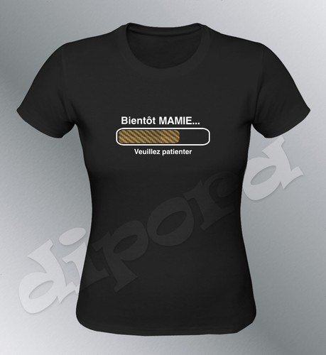 T-shirt Future GRANDMA Woman Grandmother Geek Baby Pregnancy Soon Birth - Picture 10 of 15