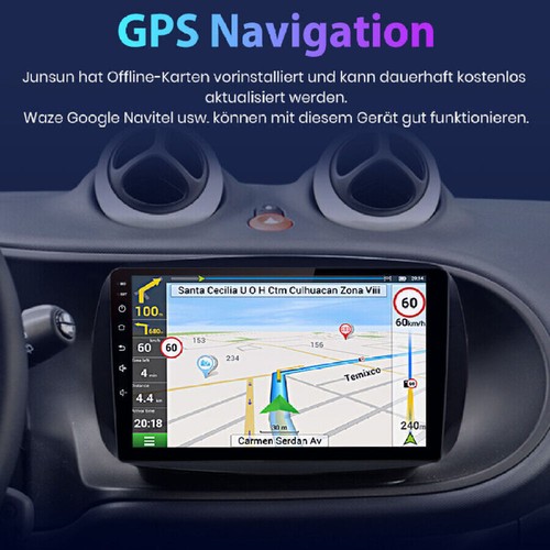 Für Mercedes Benz Smart Forfour Fortwo 453 Autoradio Android 13 GPS Navi WIFI - Bild 6 von 15