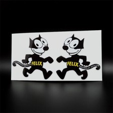 2 Felix Chevrolet Decals Left Right Vinyl Stickers Car Racing Hot Rod