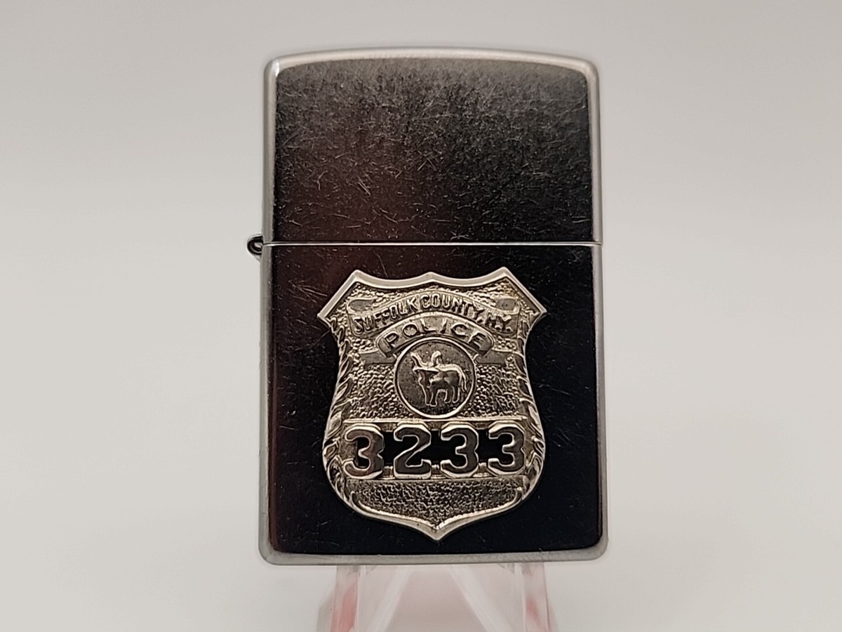 Zippo Suffolk County Police New York Lighter #3233 | eBay