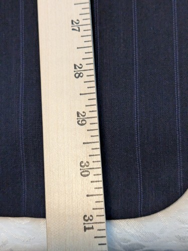Chaqueta Blazer Valerie Stevens Negra Rayas Cinturón Carrera Oficina Talla 8 - Imagen 7 de 7