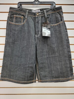 00s clench jeans jorts pants y2k b系 Vintage Clench Jeans Embroidered Denim Shorts 36 Rose Gold