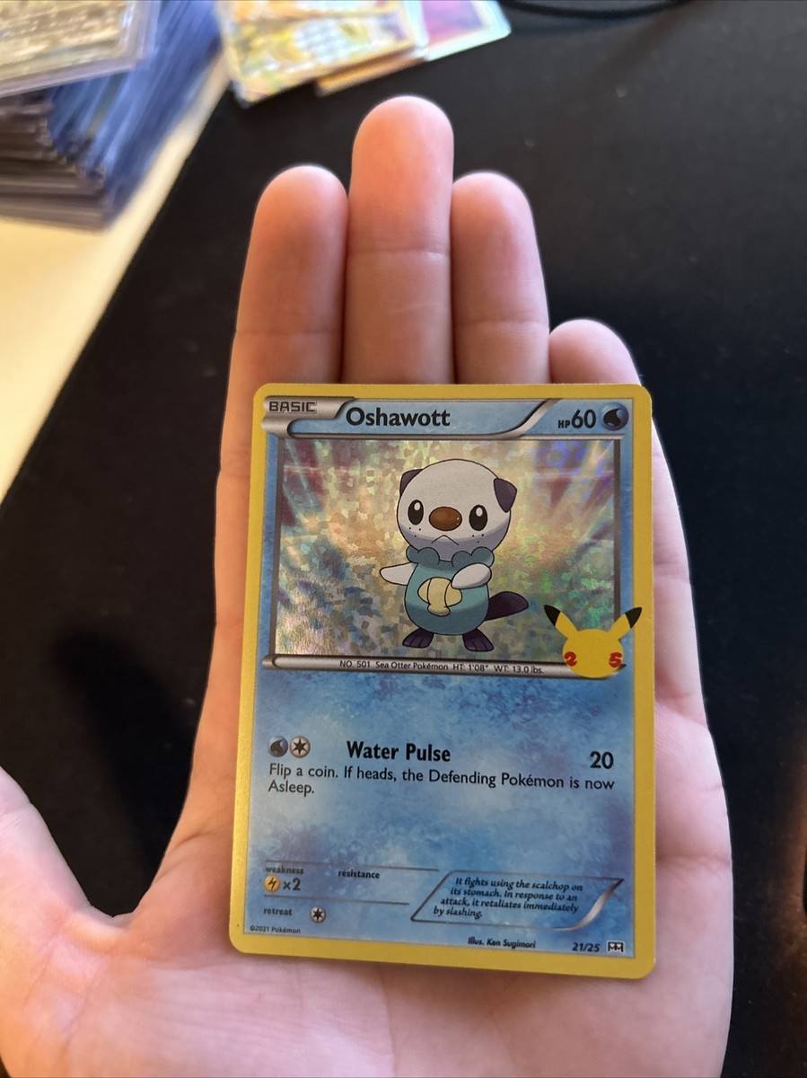 Pokmon TCG Oshawott McDonald's Promos 21/25 Holo Pokmon TCG Oshawott McDonald's Promos 21/25 Holo