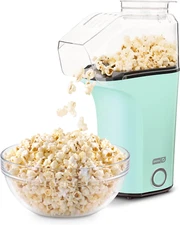 DASH Hot Air Popcorn Popper Maker with Measuring Cup to Portion Popping Corn Ker