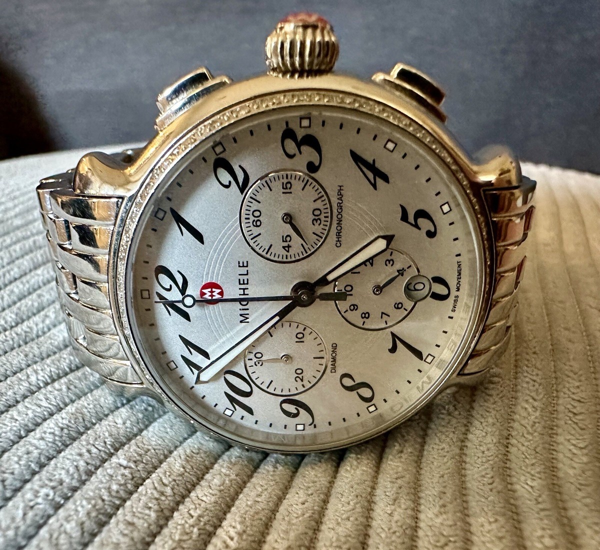 Michele Fluette Diamond Watch MW24A01A1966 Michele Fluette Watch - MW24A01A1966 | The RealReal main image 3