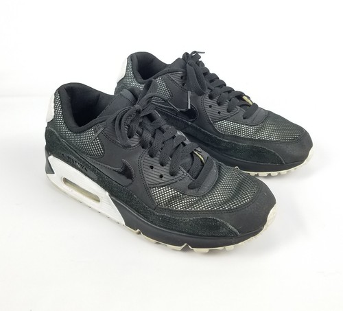 Black Mesh Sequin Athletic Shoes Women 